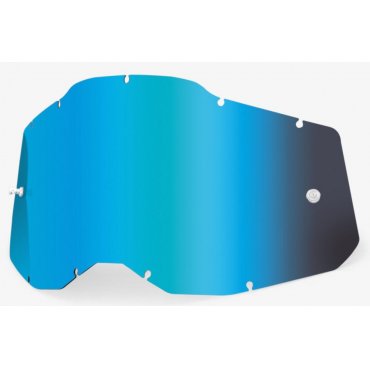 Лінза 100% RC2/AC2/ST2 Replacement Lens - Mirror Blue