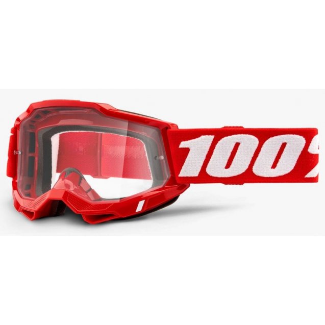 Окуляри 100% ACCURI 2 Goggle Red - Clear Lens