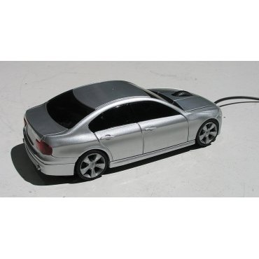 мышка компьютерная проводная BMW E90 серебристая