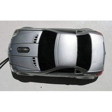 мышка компьютерная проводная  Mercedes Benz SLK серебристая