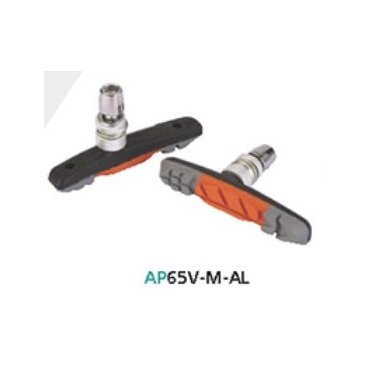 Тормозные колодки ASHIMA Sport AP65V-M-AL для ободных вело тормозов V-Brake