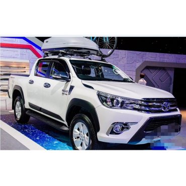 Toyota Hilux Revo 2014 молдинги дверные черные ABS 