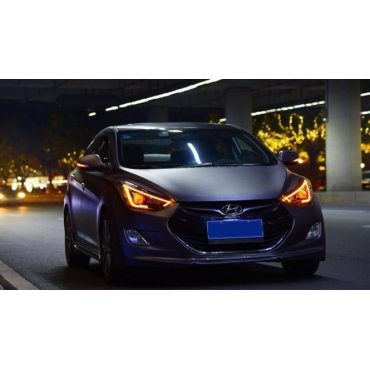 Hyundai Elantra MD оптика передняя ксеноновая альтернативная черная YZ2