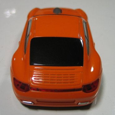 мышка компьютерная беспроводная Porsche оранжевая