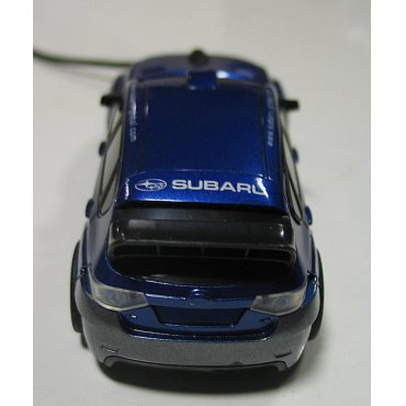 мышка компьютерная проводная Subaru Impreza синяя