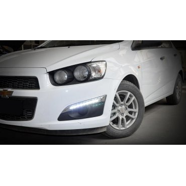 Chevrolet Aveo T300  дневные ходовые огни ( DRL)  