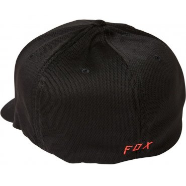 Кепка FOX LITHOTYPE FLEXFIT 2.0 HAT [Black/Red]