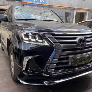 Lexus LX570 2012+ оптика передняя Full LED черная ZH