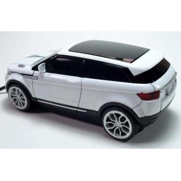 мышка компьютерная проводная Range Rover Evogue белая