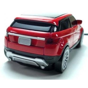 мышка компьютерная проводная Range Rover Evogue красная