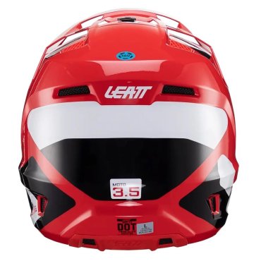 Шолом LEATT Helmet Moto 3.5 + Goggle [Red]