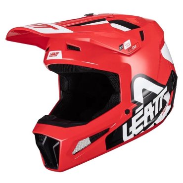 Шолом LEATT Helmet Moto 3.5 + Goggle [Red]
