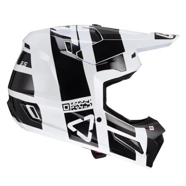 Шолом LEATT Helmet Moto 3.5 + Goggle [White]