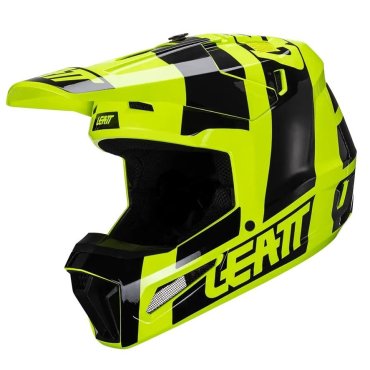 Шолом LEATT Helmet Moto 3.5 + Goggle [Citrus]