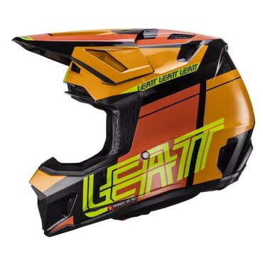Шолом LEATT Helmet Moto 7.5 + Goggle [Citrus]