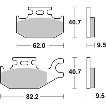 Гальмівні колодки SBS Sport Brake Pads