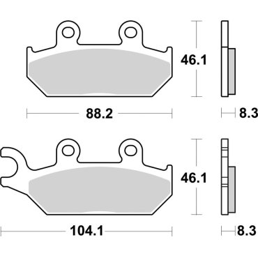 Гальмівні колодки SBS Sport Brake Pads