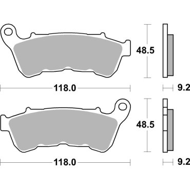 Гальмівні колодки SBS High Power Brake Pads