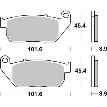 Гальмівні колодки SBS High Performance Front Brake Pads