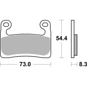 Гальмівні колодки SBS Road Racing Front Brake Pads