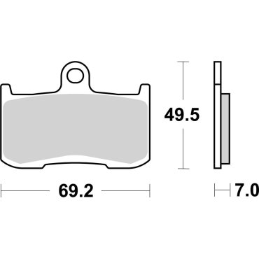 Гальмівні колодки Renthal RC-1 Front Brake Pads