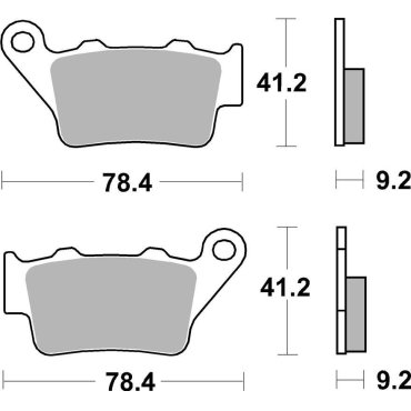 Гальмівні колодки SBS Standard Brake Pads