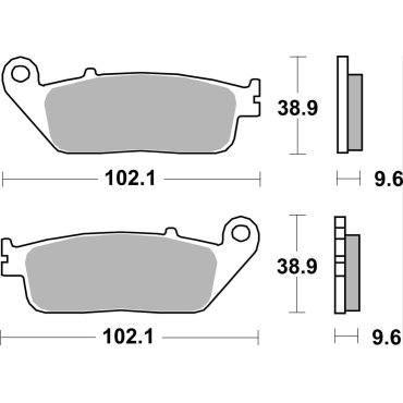 Гальмівні колодки SBS Standard Brake Pads