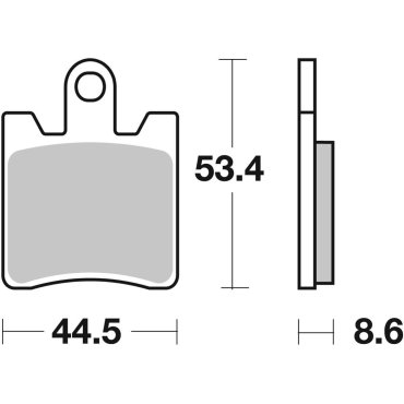 Гальмівні колодки SBS Standard Brake Pads