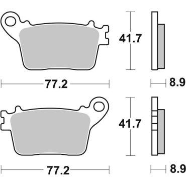 Гальмівні колодки SBS Standard Brake Pads