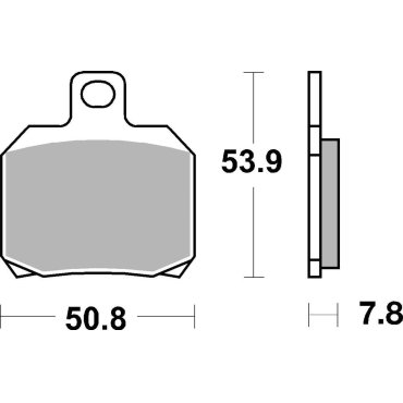 Гальмівні колодки SBS Performance Rear Brake Pads