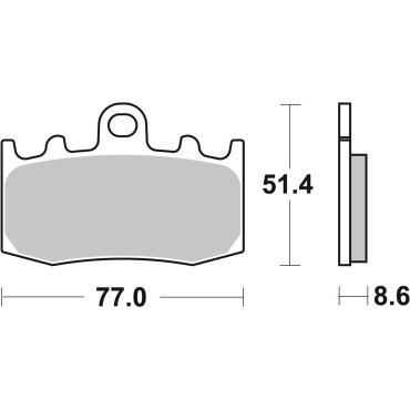 Гальмівні колодки SBS Upgrade Front Brake Pads