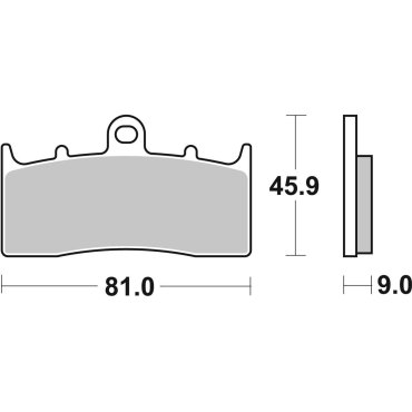 Гальмівні колодки SBS Upgrade Front Brake Pads