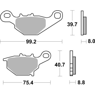 Гальмівні колодки Renthal RC-1 Works Brake Pads