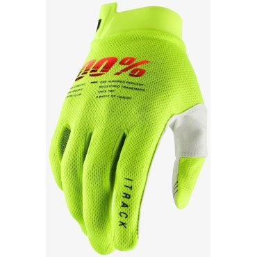 Перчатки Ride 100% iTRACK Glove [Fluo Yellow]