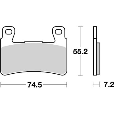 Гальмівні колодки SBS Performance Front Brake Pads