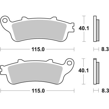 Гальмівні колодки SBS Performance Rear Brake Pads