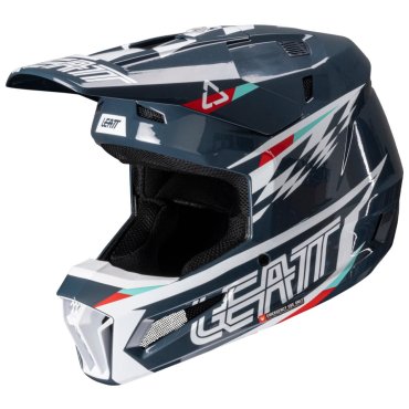 Шолом LEATT Moto 3.5 Helmet + Goggle [Blue]