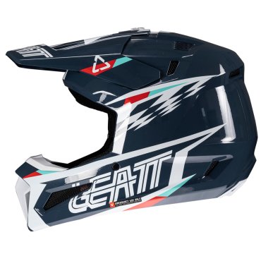 Шолом LEATT Moto 3.5 Helmet + Goggle [Blue]