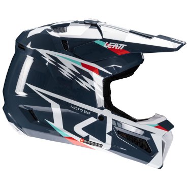 Шолом LEATT Moto 3.5 Helmet + Goggle [Blue]