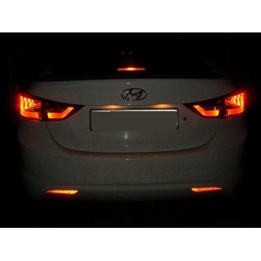 Hyundai Elantra MD оптика задняя красная LED