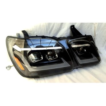 Lexus LX470 1998+ оптика передняя Full LED черная ZW