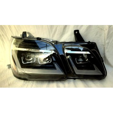Lexus LX470 1998+ оптика передняя Full LED черная ZW