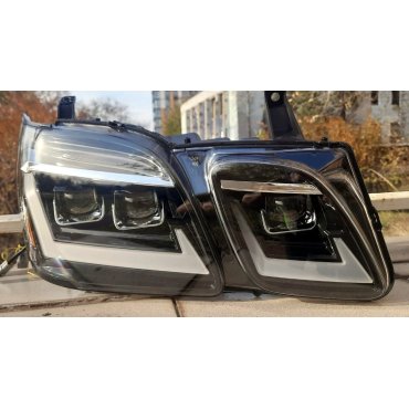 Lexus LX470 1998+ оптика передняя Full LED черная ZW