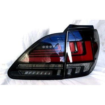 Lexus RX300 1998+ оптика задняя LED светодиодная черная ZW