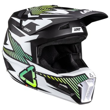 Шолом LEATT Moto 3.5 Helmet + Goggle [Storm Teal]
