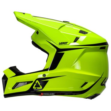Шолом LEATT Moto 3.5 Helmet + Goggle [Neon Yellow]