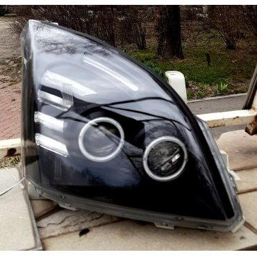 Toyota Land Сruiser 120 Prado оптика передняя черная RP