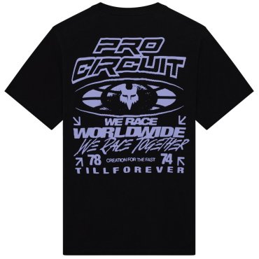 Футболка FOX Short Sleeve Tee - PRO CIRCUIT® [Black]