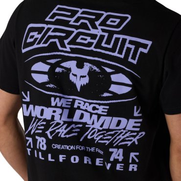Футболка FOX Short Sleeve Tee - PRO CIRCUIT® [Black]