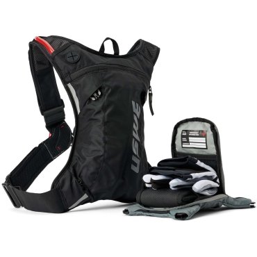Рюкзак USWE MOTO HYDRO 3L Hydration Pack - Adventure [Black]